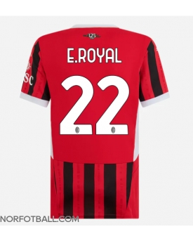 Billige Fotballdrakt AC Milan Emerson Royal #22 Replika Hjemmedrakt Dame 2024-25 Kortermet